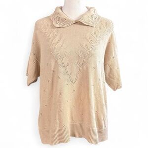 Designers Originals Tan Collared Sweater